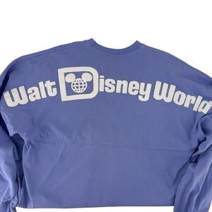 Walt Disney World Spirit Jersey Adult Size XS Purple Long Sleeve Classic Preppy
